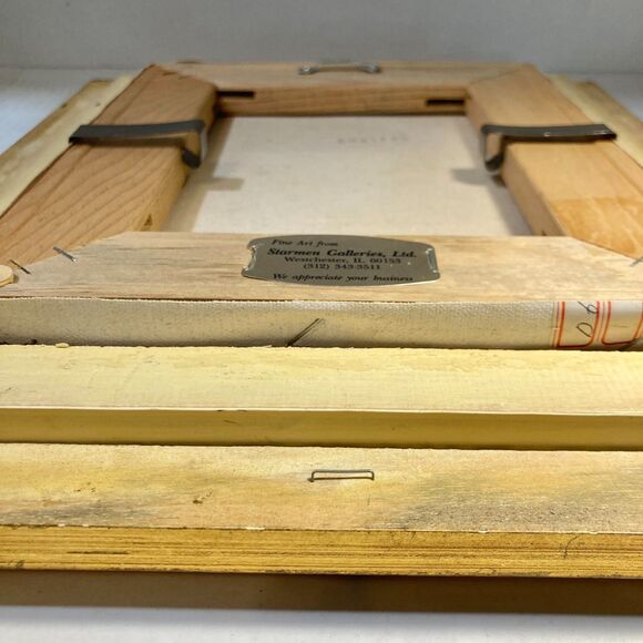 Vtg Lee Young Sea Captain Framed Oil Painting Canvas Beautiful Signed Nautical - Picture 12 of 16